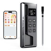 800FT Long Range Bluetooth Cooking Thermometer, Food Thermometer - £100.06 GBP
