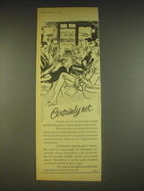 1963 Wrigley&#39;s Doublemint Chewing Gum Advertisement - Certainly not - £14.49 GBP