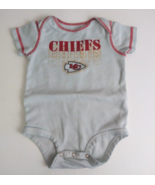 NFL Team Apparel Kansas City Chiefs Unisex Bodysuit Infant Size 18 Months - $129.09 MXN