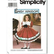 Simplicity Sewing Pattern 9789 Daisy Kingdom Girls Dress Size 5-8 - £7.04 GBP