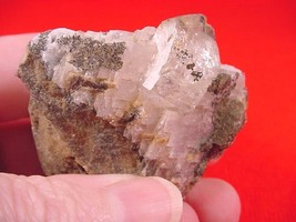 R402) 3 oz natural white Herkimer diamonds quartz crystals in matrix NY specimen - £30.07 GBP