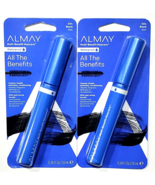 2 Packs Almay Multi-benefit Mascara Waterproof 504 Black Volume Length - $532.91 MXN
