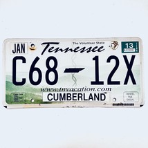 2013 United States Tennessee Cumberland County Passenger License Plate C68 12X - £13.25 GBP