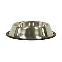 Valhoma Corporation No-tip Stainless Steel Bowl 24 oz Silver - £8.74 GBP