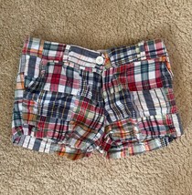 Miss Sassy plaid shorts junior size M - $9.75