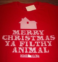 Home Alone Merry Christmas Ya Filthy Animal T-Shirt Mens 2XL Xxl New w/ Tag - £15.09 GBP