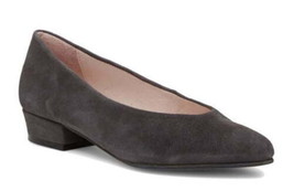$2O5 Patricia Green Classic Suede Shoes US 6 Gray Low Heel Pumps Career Work NIB - £55.35 GBP