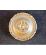 Vintage Ornate Brass Drawer Pull Knob Handle w/ raised circular 3/16&quot; post - $9.42 CAD