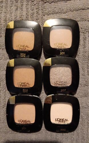 Primary image for 6 Pc Mixed Lot, L'Oreal Colour Riche Eyeshadow  (MK10/5)