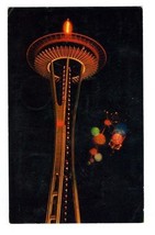 Seattle Worlds Fair Postcard 1962 Century 21 Exposition Space Needle Cancel - £20.15 GBP