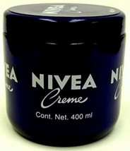 Nivea Creme 400ml - 13.5oz Glass Jar Moisturizing All Over Thick Cream Mexico  - £18.28 GBP
