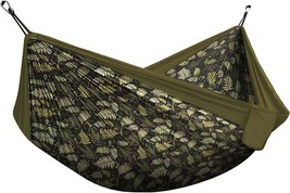 Long Day Camping Hammock With Camping Pillow Included- Portable, Multico... - £28.74 GBP