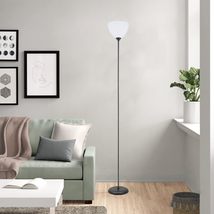 Fine Art Living Modern Reading Floor Lamp - Matte Black - £46.76 GBP
