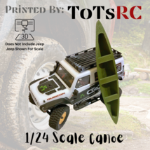 Canoe 3D Printed Model RC Car Crawler Accessories 1/24 1/28 1/20 Scale - $168.05 MXN