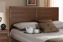 Eren Walnut Brown Queen Size Headboard - $1,942.92 MXN
