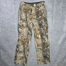 Liberty Cargo Pants Mens Small Reg Camo Camouflage Hunting Field Waist 2... - $28.21