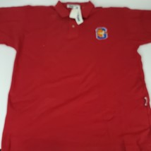 Garfield Odie Embroidered Pocket Red Short Sleeve Collared T-Shirt Size ... - $82.34 CAD