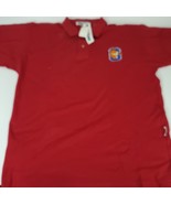 Garfield Odie Embroidered Pocket Red Short Sleeve Collared T-Shirt Size ... - $1,107.06 MXN