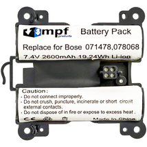 2600mAh 071478, 745531-0010 Battery for Bose Soundlink Revolve+, Revolve+ II - £23.88 GBP
