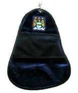 SALE MANCHESTER CITY F C GOLF CLEANSWING TOWEL. BNWT. £16.99 to £9.99 - $240.11 MXN