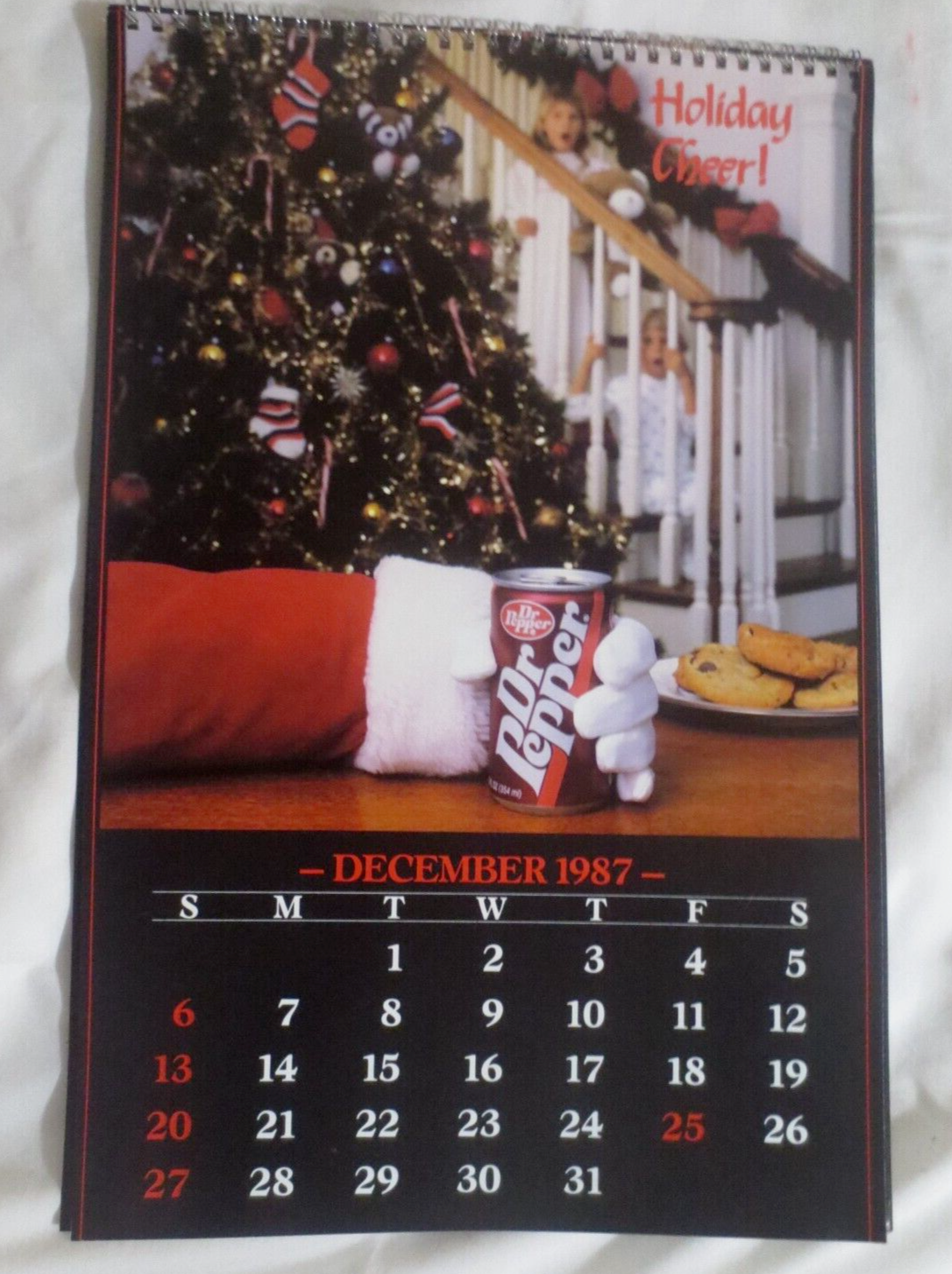 The Official Dr Pepper  Annual Calendar for 1988 New - $3.96