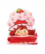 Strawberry Shortcake Girl&#39;s Soft Fleece Blanket Throw and Character Pill... - $546.75 MXN