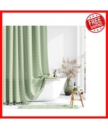 Elegant Sage Green Waterproof Boho Shower Curtain with Tufted Chevron St... - $519.78 MXN