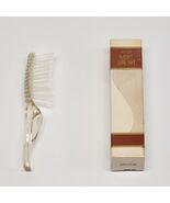 Vintage Avon Mini Hair Brush Crystal Clear 6&quot; Purse Travel New Old In Box - $33.31 CAD