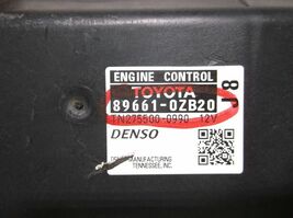 12-13  TOYOTA MATRIX/  2.4L AUTO AWD  /  ENGINE CONTROL COMPUTER/ ECU.ECM.PCM image 3