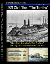 Navy Civil War old Film Ironclad &quot;Turtles&quot; Mississippi River Farragut Story - £14.30 GBP