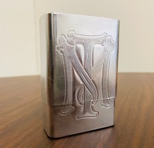 Silver SCARFACE Metallic Silver Cigarette Case TM - $12.82