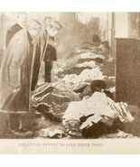 1904 Relatives Look Through Dead Chicago Iroquois Theater Fire Disaster ... - $42.03 CAD