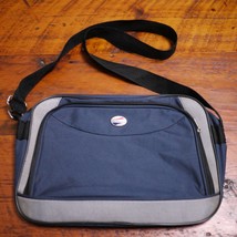 American Tourister Nylon Carry On Travel Shoulder Messenger Bag Attache Luggage - £32.12 GBP
