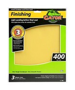 NORTON ABRASIVES/ST GOBAIN 400 Grit Sandpaper Sheet (3 Pack), 9&quot; x 11&quot; - €15,16 EUR