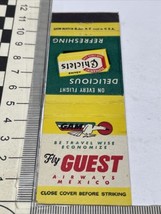 Matchbook Cover Fly Guest  Airways  Mexico  Delicious Chiclets Every Fli... - $12.38