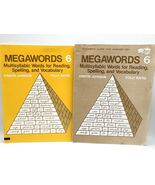 Megawords 6 Teachers Guide &amp; Student Workbook Set Reading Spelling Vocab... - $19.95