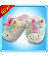 Pillow Pets Authentic Rainbow Unicorn Slippers  Toy Gift - check size chart - $61.67 CAD