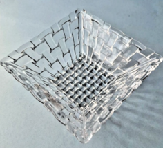 Nachtmann Bossa Nova Square Crystal Bowl For Dip Snack Dessert No Lead 4... - $22.67