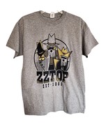 ZZ Top 1973 Tres Hombres Album Grey Graphic Tour Tee Medium Unisex - $37.40