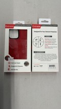 Entronix Hard Back Case for Apple Iphone 13 Pro Max Leather Red - £8.28 GBP
