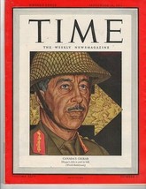 Time Magazine 1944    WWII, Sept 18,  Canada&#39;s Crerar - £22.68 GBP