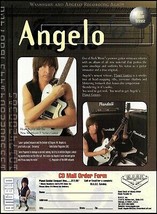 Michael Angelo Batio 1997 Planet Gemini album Washburn P Series guitar ad print - $4.23