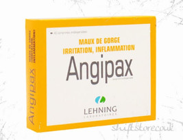 Lehning Angipax 40 tabs for inflamation &amp; irritation of sore throat - $20.02