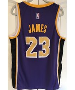 New Lebron James LA Lakers Stitched Purple Jersey New With Tags Sizes Small - £20.43 GBP