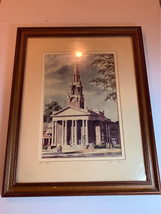 Vintage William A Falker 1989 Church Picture signed - £13.97 GBP