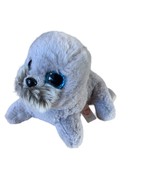 Ty Beanie Boos Wiggy Walrus Gray Plush Stuffed Animal Doll Toy Seal Blue... - £8.83 GBP