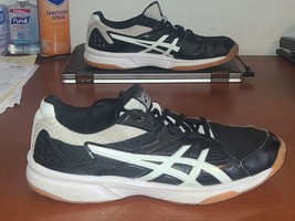 Asics Gel Upcourt 3 Womens Volleyball Shoes Womens Size 8.5 Black White - £22.67 GBP