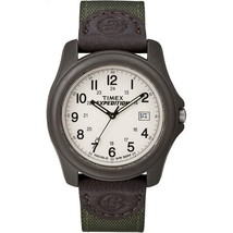 Timex T49101 Men&#39;s Expedition Camper Brown/Olive Green Nylon Strap Watch - £42.57 GBP