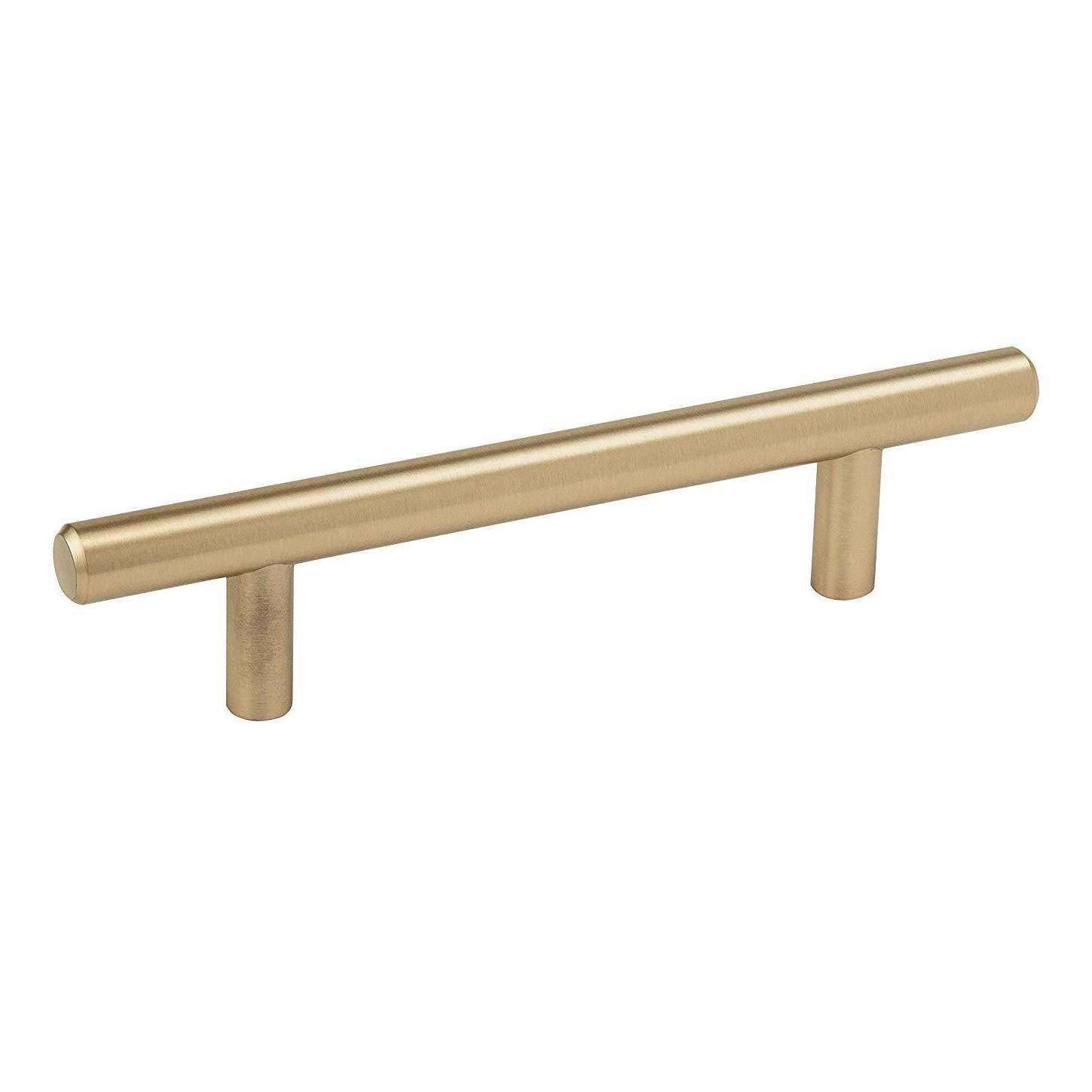 Amerock Bar Cabinet Pull, 3-3/4 in (96 mm) Center-to-Center Golden Champ... - $7.99