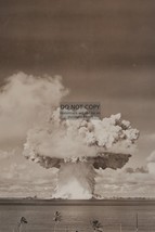 BIKINI ISLAND ATOMIC BOMB TEST MUSHROOM CLOUD 1946 4X6 PHOTO POSTCARD - $8.65